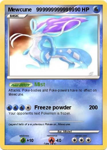 Pokemon Mewcune   9999999999999