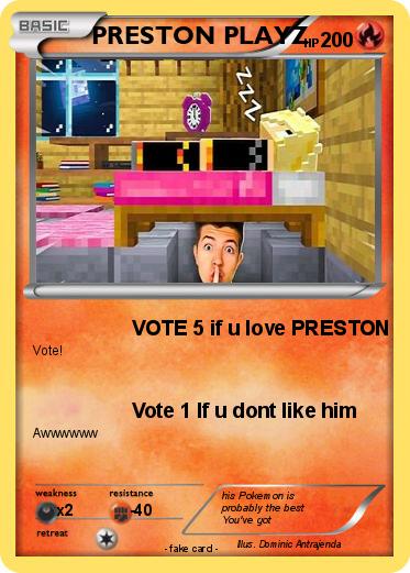 Pokemon PRESTON PLAYZ