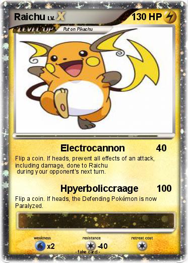 Pokemon Raichu