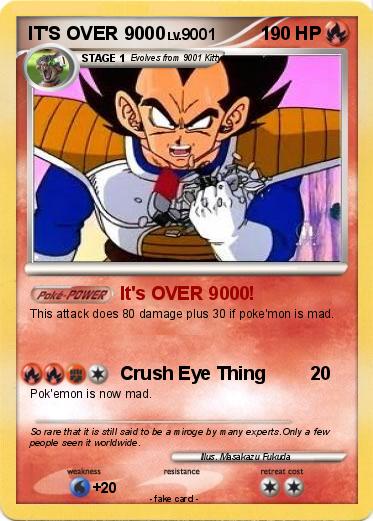 Pokemon IT'S OVER 9000