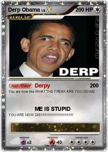 Pokemon Derp Obama