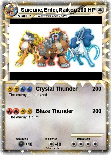 Pokemon Suicune,Entei,Raikou