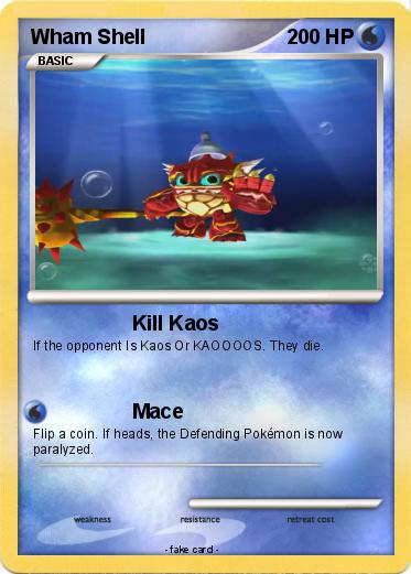 Pokemon Wham Shell