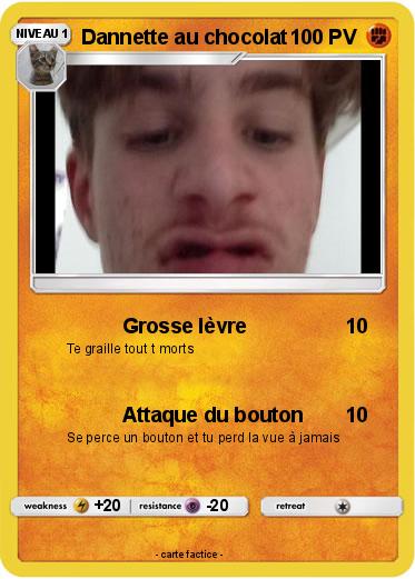 Pokemon Dannette au chocolat