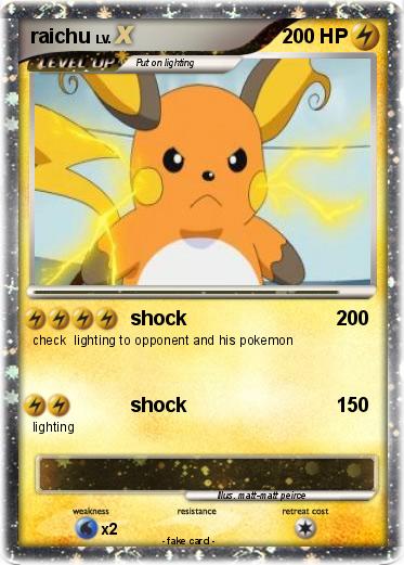 Pokemon raichu