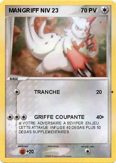 Pokemon MANGRIFF NIV 23