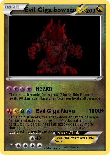 Pokemon Evil Giga bowser