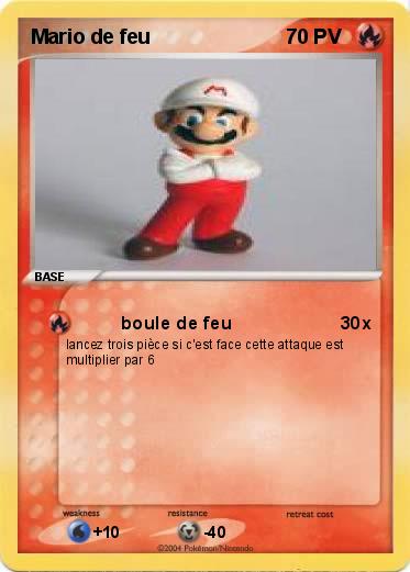 Pokemon Mario de feu