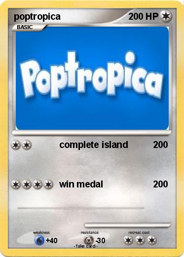 Pokemon poptropica