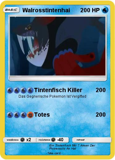 Pokemon Walrosstintenhai