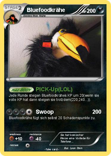 Pokemon Bluefoodkrähe