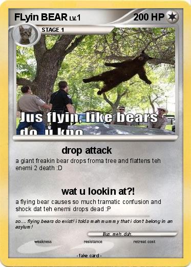 Pokemon FLyin BEAR