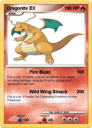 Pokemon Dragonite EX