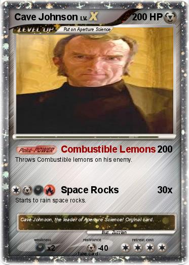Pokemon Cave Johnson