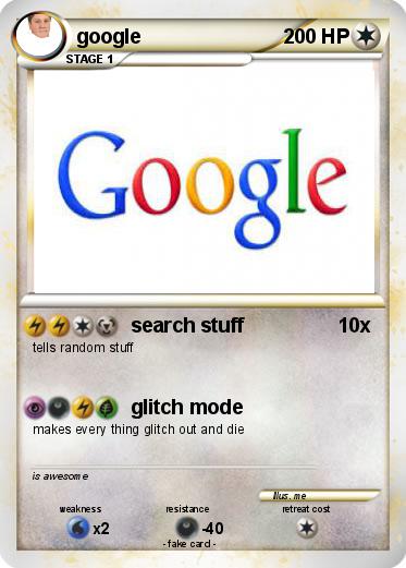 Pokemon google