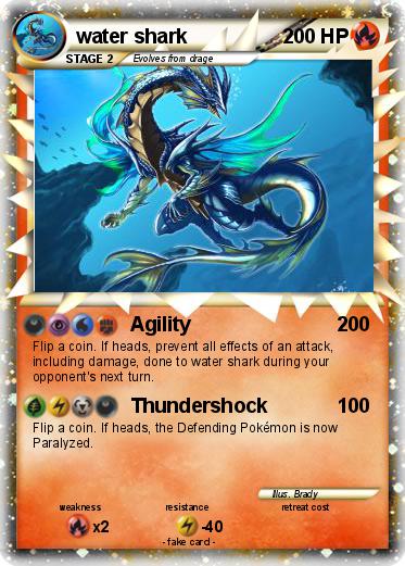 Pokemon water shark