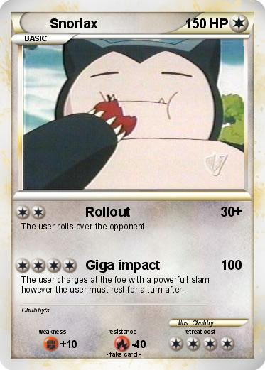 Pokemon Snorlax