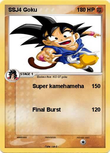 Pokemon SSJ4 Goku