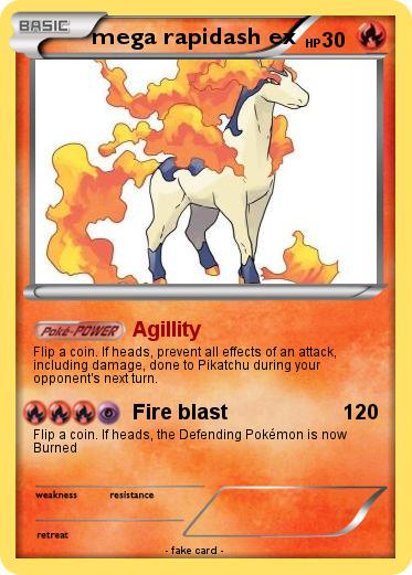 Pokemon mega rapidash ex