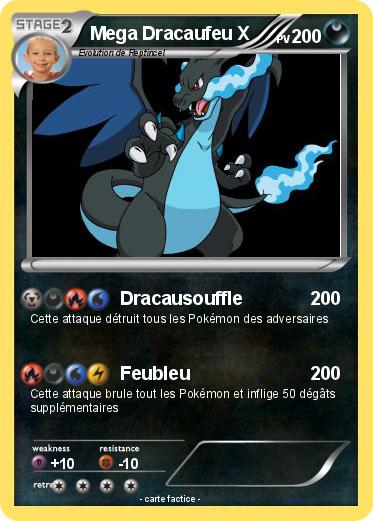 Pokemon Mega Dracaufeu X