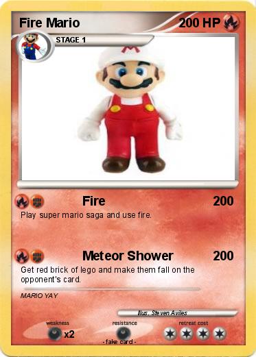 Pokemon Fire Mario