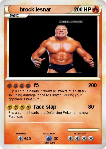 Pokemon brock lesnar