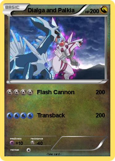 Pokemon Dialga and Palkia