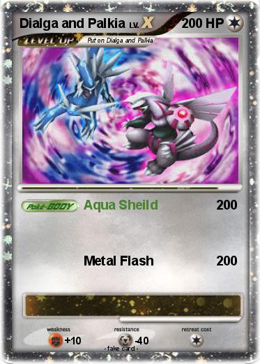 Pokemon Dialga and Palkia