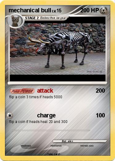 Pokemon mechanical bull