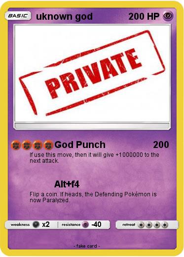 Pokemon uknown god