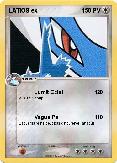 Pokemon LATIOS ex