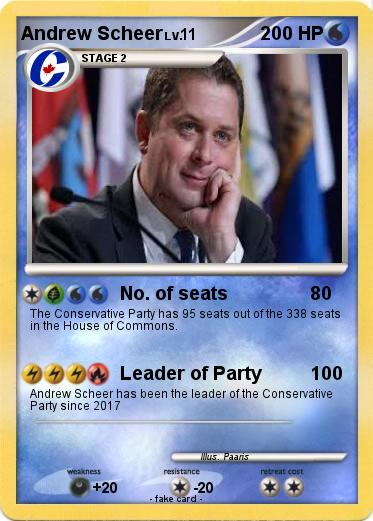 Pokemon Andrew Scheer