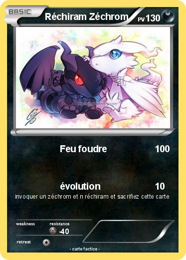 Pokemon Réchiram Zéchrom