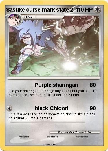 Pokemon Sasuke curse mark state 2