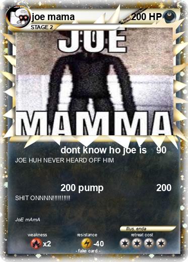 Pokemon joe mama