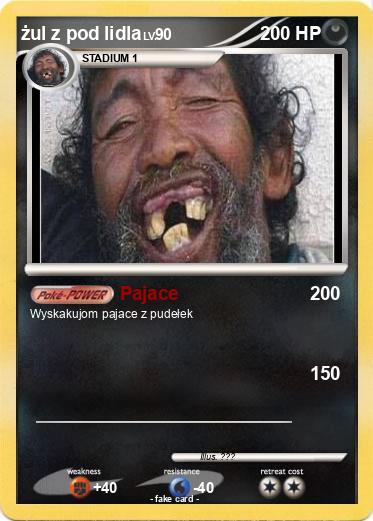 Pokemon żul z pod lidla