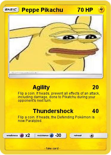 Pokemon Peppe Pikachu