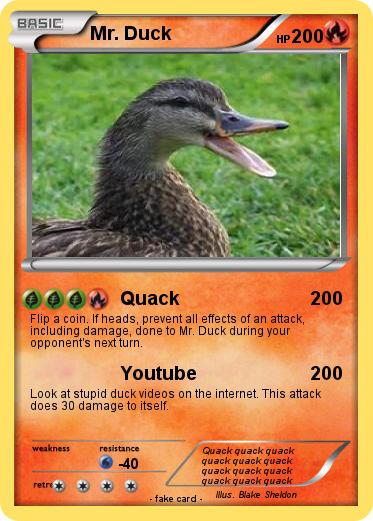 Pokemon Mr. Duck