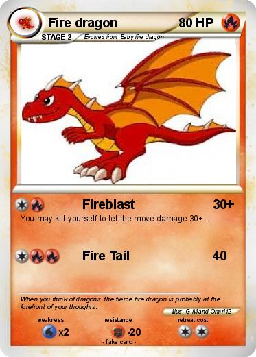 Pokemon Fire dragon