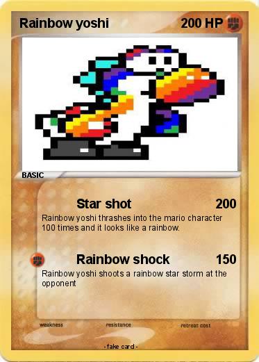 Pokemon Rainbow yoshi