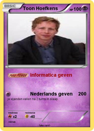 Pokemon Toon Hoefkens