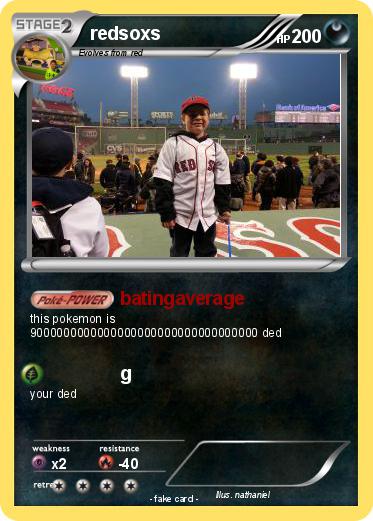 Pokemon redsoxs