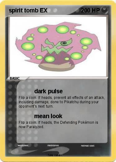 Pokemon spirit tomb EX