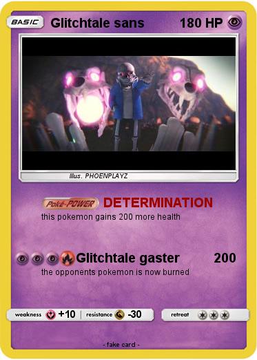 Pokemon Glitchtale sans