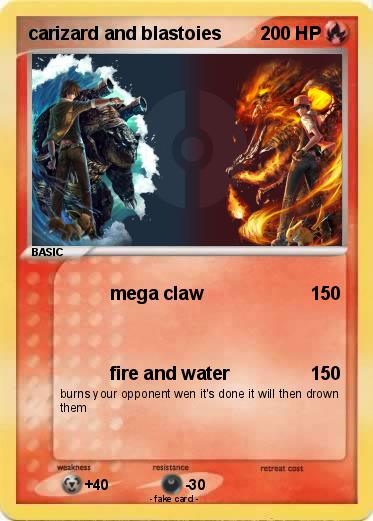 Pokemon carizard and blastoies