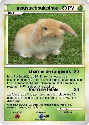 Pokemon moustachoulapinou