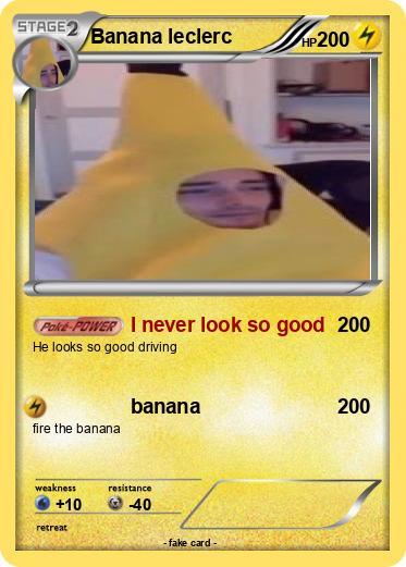Pokemon Banana leclerc