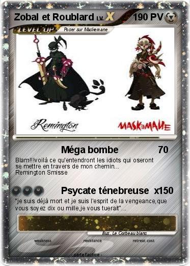 Pokemon Zobal et Roublard