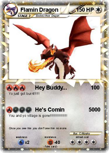 Pokemon Flamin Dragon