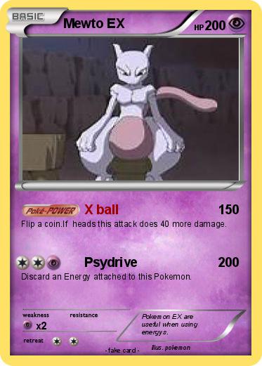 Pokemon Mewto EX